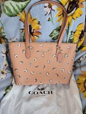 Coach Outlet Gallery Tote Bag Shell Print
